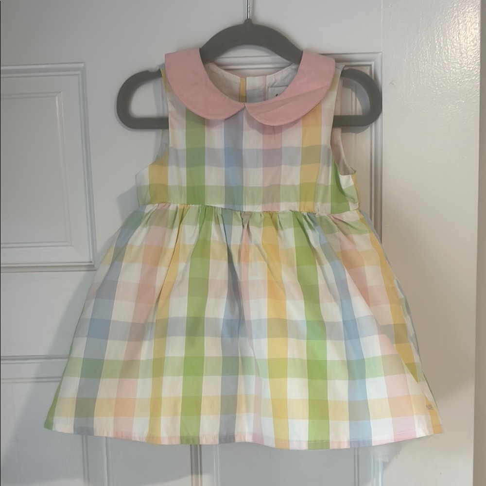 Sammy + Nat Pastel Plaid Kids Dress